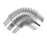 Angoily di sfiato della stufa canna fumaria in acciaio inox cucina light lux flessibile a gomito in acciaio inossidabile estensione del tubatura Metallo zuppiera