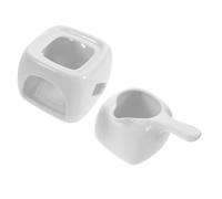 Angoily Diffusore di Oli Essenziali in Ceramica Bianco Riscaldatore Aroma Pratico per Uso Domestico come Regalo per Inaugurazione Casa