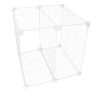 Angoily Divisori per Congelatore Profondo in Filo Metallico 37X37X36 CM Organizer per Ripiani Frigorifero Verticale Scaffale Espositivo Salvaspazio per Cucina Domestica e Commerciale
