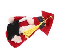 Angoily Doctor Del Cappello Del Dottore Figlia Laureata Giocattolo Bambola Di Laurea Piccole Bambole Di Peluche Simpatico Arredamento Per Bambole Giocattolo Peluche Tessuto Rosso