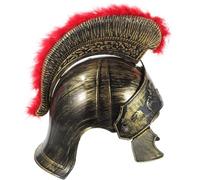 Angoily Elmo Storico Cosplay in Plastica Oro per Uomo, Elmo Vintage Antico Comodo da Indossare, Accessorio per Performance e Carnevale