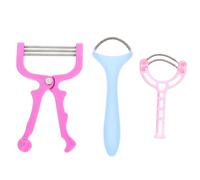 Angoily Epilatore Per Viso Da Donna 3 Pezzi A Molla Portatile Con Filettatura Sicuro E Robusto Per Mento Labbra Colore Casuale