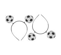 Angoily Fasce per Chioma Calcio 2 Pezzi per Ragazze Adolescenti, Cerchietti Sportivi per Feste e Eventi, Accessori Chioma da Cheerleader e Tifosa Vestibilità Sicura e Design alla