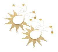 Angoily Fascia Capelli Corona da Dea Greca Oro 2 Pezzi - Cerchietto Tiara Raggi di Sole per Donne in Matrimoni e Party a Tema Halloween Cosplay - Accessorio Capelli