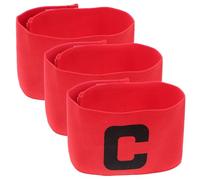 Angoily Fascia da Capitano in Nylon Nera, Design Regolabile per Rugby | Stile Semplice a Colori Contrastanti, Struttura Flessibile Fissaggio Aderente, Confortevole e Resistente