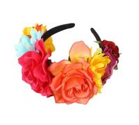 Angoily Fascia per Chioma Floreale Stile Hawaiano Copricapo Creativo Leggero Accessorio per Feste e Costumi Decorazione Vivace per Carnevale Compleanno e Vacanze al Mare