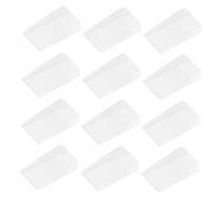 Angoily Fissaggi per Pavimenti 12 Pezzi Spessori in Plastica Fermaporta Livellatori per Mobili Materiale in PVC Elegante