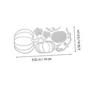 Angoily Fustella in Acciaio Ad Tenore di Carbonio Fustella per Zucca Fai da Te Decorazioni per Album Cornici per Foto ECC Pratica e Robusta Non Si Facilmente