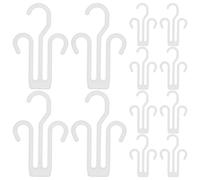 Angoily Ganci Appendiscarpe da Parete 20 Pezzi, Porta Sandali e Pantofole in Plastica Bianca, Organizzatore Salvaspazio per Asciugare Scarpe e Espositori per Calzature Sportive