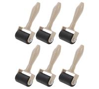 Angoily Gomma e Plastica Rullo Inchiostratore per Stampa, 6 Pezzi | Gel Plate Printing, Rullo Brayer per Stampa, per Linoleum e Aree Timbrate, Facile da Riporre