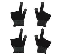 Angoily Guanti per Gaming in Fibra di Carbonio Guanti Touch Screen Leggeri Copri Dita Tessuto Elasticizzato Antiscivolo e Assorbente