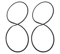 Angoily Guarnizione in Gomma Antiscivolo per Poltrona da Salone 52 CM Anello di Base Protettivo per Sedia da Barbiere Set da 2 Pezzi per Stabilità e Protezione Pavimento