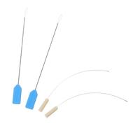 Angoily Infila 4 Pezzi Aghi per Macchina da Cucire Manico in Plastico e Acciaio Inossidabile, Compatibile Punta Fine ed Ergonomico per Progetti di Ricamo e Artigianato Domestico