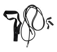 Angoily Kit Cintura Elastica da Nuoto Resistente Nera Regolabile 6x10x4 M Fascia Statica per Allenamento in Piscina e Borsa Trasporto