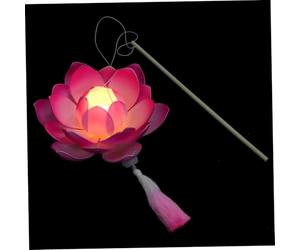 Angoily Lampada Portatile Forma di Loto LED per Feste Decorazione Festa Tema Realizzata in Materiale di Inodore Resistente per Fotografia e Creazione Atmosfera Calda