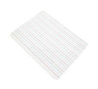 Angoily Lavagna Bifacciale Piccola Cancellabile per Scuola e Ufficio Bianco con Linee e Spazi Lavagnetta Pratica in PVC e per Scrittura e Apprendimento