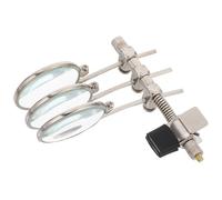 Angoily Lente D’ingrandimento Professionale per Gioiellieri Clip Regolabile, 3 Lenti 5x/10x/15x HD, Portatile e Leggera per Riparazione Orologi, Creazione Gioielli e Manutenzione