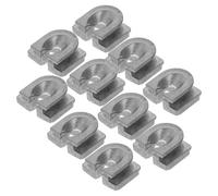 Angoily Manicotto Occhiello in Lega di Alluminio per Testina Decespugliatore 10 Pezzi Ricambio Foro per Filo Accessori per Tagliaerba Tenuta Sicura Sostituzione Rapida per Rifinitura