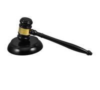 Angoily Martelletto per Martello Multifunzionale per Tribunali e Design Portatile con Finitura Liscia Suono e Forte per