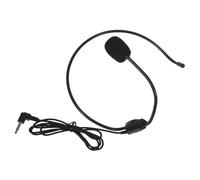 Angoily Microfono Auricolare Cablato 3,5mm, 4 Pezzi, Leggero e Regolabile, Qualità Audio Ottimale, in Plastica, per Parlare e Cantare
