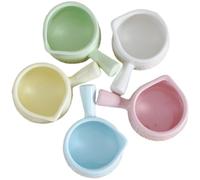 Angoily Mini Brocche per Latte con Manico e Beccuccio Unico Set 5 da 100ml in per Caffè, Ristoranti e Hotel