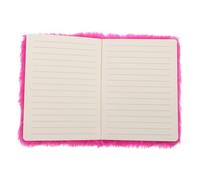 Angoily Mini Taccuino Morbido in Peluche Rosa con Unicorno e Cuori Taccuino Multifunzionale per Ragazze Agenda per Appunti e Disegni con Pagine Spesse Anti-traspirazione