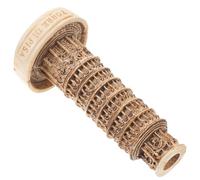 Angoily Miniatura Torre Pendente di Pisa in Resina per Arredamento Casa e Decorazione Desktop Design Architettonico in Stile Vintage