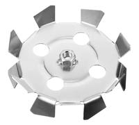 Angoily Miscelatore per Trapano, Frusta per Miscelatore Edilizia, Testa Mixer in Ferro Zincato Argento, Affidabile e Multifunzione, per Scenari di Costruzione