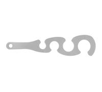 Angoily Misuratore Spaghetti in Acciaio Inox, Strumento di Misurazione della Pasta Argento, 4 Fori per 4 Porzioni, Facile da Pulire, per Cucina e Cottura