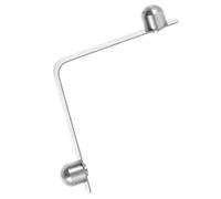 Angoily Molla a Scatto V Shape in Acciaio Inossidabile per Bastone da Passeggio e Stampella, Accessorio per Supporto Camminata e Regolazione Altezza, Uso DIY