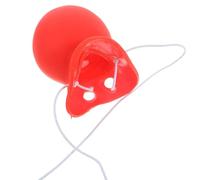 Angoily Naso da Clown Rosso in Gomma Suono Clacson Leggero, Accessorio Decorativo per Costume da Clown per Carnevale e Varie Occasioni