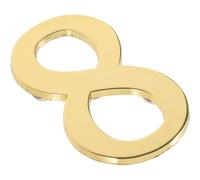 Angoily Numero Civico Magnetico in Metallo Oro Singolo, Numero per Cassetta Postale e Porta, Resistente All’usura per Casa, Hotel, Uffici e Garage, Numeri Magnetici per Indirizzo Esterno