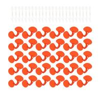 Angoily Occhiali Antipica per Polli e Fagiani 100 Pezzi in Plastica Robusta per Allevamento all'Aperto e Prevenzione Litigi