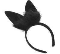 Angoily Orecchie di Coniglio Design Adorabile Cerchietto in Peluche Bianco Leggero e Confortevole per Accessori Chioma Casual e Feste in Maschera