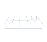 Angoily Organizer per Lattine di Soda per Frigorifero Divisori Stabili, Scaffale Distributore Bevande Regolabile 40x42 Cm, Contenitore per Bevande Struttura Robusta Adatto per Uso
