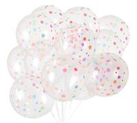 Angoily Palloncini Trasparenti Colorati in Lattice 12 Pollici Set 50 Sicuri e Facili da Usare per Feste di Compleanno e Celebrazioni