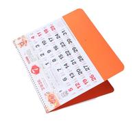Angoily Parete Del Cavallo Scorrimento Planner Feng Shui Mensile con Design Arancione per Casa e Ufficio Decorazione Capodanno