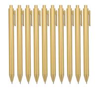 Angoily Penna a Sfera da 30 Pezzi: Penna in Plastica Dorata Metallizzata per Regali Aziendali per Dipendenti - Forniture per Il Ritorno a Scuola - Comoda per Firma da Scrivania