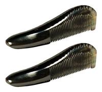 Angoily Pettine in Corno di Bue Naturale 13-14 CM Set 2 Pezzi Pettine per Massaggio Cuoio Capelluto Antistatico Strumento per Chioma Lunghi e Uso Domestico Colore Casuale Colore Casuale