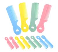Angoily Pettine per Bambine Mini Color Caramella Punte Arrotondate Set da 16 Pezzi Portatile per la Cura Delicata del Cuoio Capelluto Pettini Piccoli per lo Styling e Uso Quotidiano in