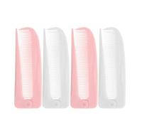 Angoily Pettini per Chioma Pettine Detangling Portatile Pieghevoli Set 4 in Plastica per Acconciature Adatto a Tutti i Tipi di Chioma per Ritocchi On-the-go