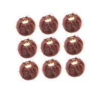 Angoily Pezzi ciondolo palla di pelo hair charms regalini fine compleanno i ciondoli pendono lana calzante bracciale per charm orecchini pendenti creativi pompon orecchini fai da te