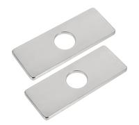 Angoily Piastra Quadrata Cromata Per Rubinetto Cucina in Acciaio Inossidabile 4 Pollici Resistente a Corrosione E Ruggine Per Uso Domestico E Ristoranti