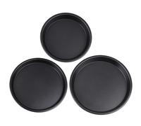 Angoily Piatto Microonde Crisp, Set da 3 Pezzi, Lega di Alluminio, Antiadherente, per Preparazioni Multiple in Cucina Domestica