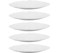 Angoily Piatto per Dolci e Dessert in Pp Bianco, Forma a Petalo, per Casa e Ristoranti