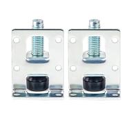 Angoily Piedini Regolabili per Mobili 2 Pezzi in Acciaio Viti Livellatori per Gambe di Armadi e Scaffali Protezione Antiscivolo per Pavimento e Supporto Angolare per Uso Casa