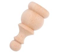 Angoily Pinnacoli in Legno Massello per Montanti del Letto e Scale Intaglio Decorativo Stile Ponte Romano Elementi Decorativi per Mobili e Aste per Tende Design Minimalista per