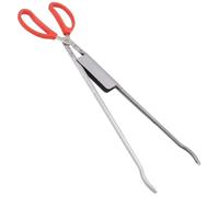 Angoily Pinza per Granchio in Acciaio Inossidabile Design a Forbice Antiscivolo, Pinza Portatile per Anguille e Aragoste, Attrezzo Ergonomico per Pesca e Cattura di Crostacei, Utensile