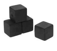 Angoily Porta Incenso in Marmo Nero 4 Pezzi Quadrati per Bastoncini e Coni, Design Creativo Zen, per Studio Yoga e Decorazione Interna ed Esterna