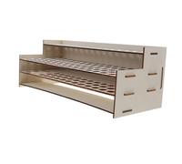 Angoily Porta Pennelli in Legno con Organizer da Tavolo per Pennelli Pittura Matite Supporto Stabile per Artisti e Creativi